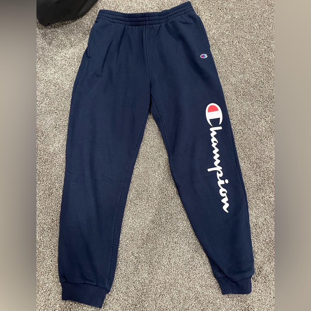 Navy blue Champion sweatpants